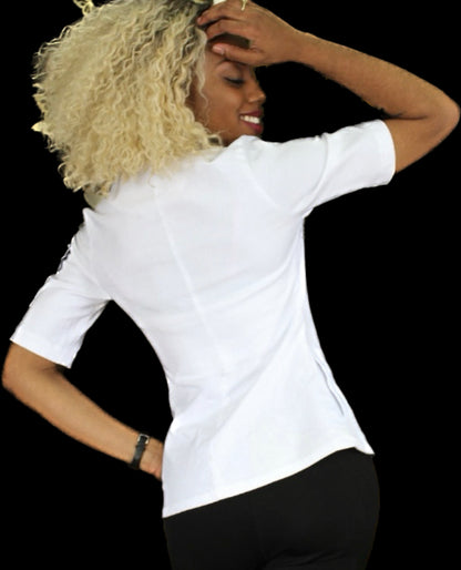 Annie Short Sleeve - White